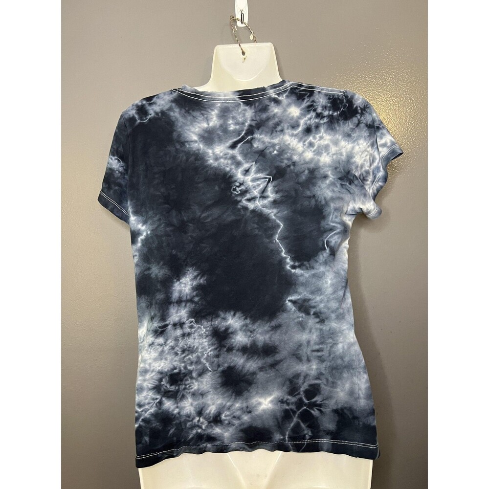 Hot Topic Shirt Womens Size Small Black Tie Dye Sarcastic Moth Graphic Tee - Picture 6 of 9